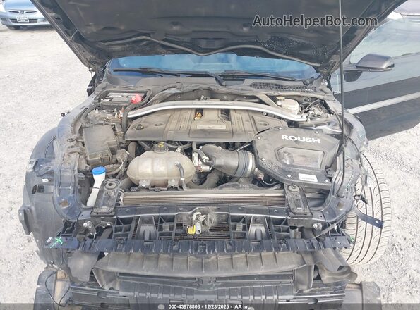 1FA6P8CF8M5104531 2021 FORD MUSTANG Черный Вид сзади