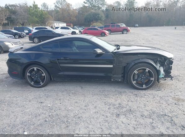 1FA6P8CF8M5104531 2021 FORD MUSTANG Черный Вид задней части салона