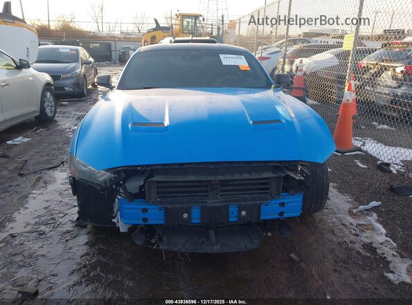 1FA6P8CFXP5301172 2023 FORD MUSTANG Blue უკანა სალონის ხედი