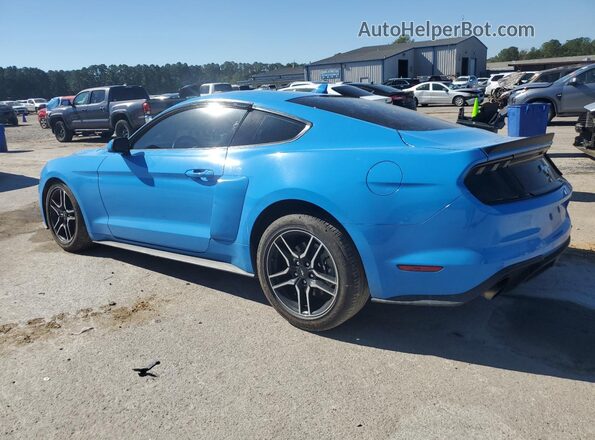 1FA6P8TH0N5123108 2022 FORD MUSTANG Blue უკანა მარცხენა