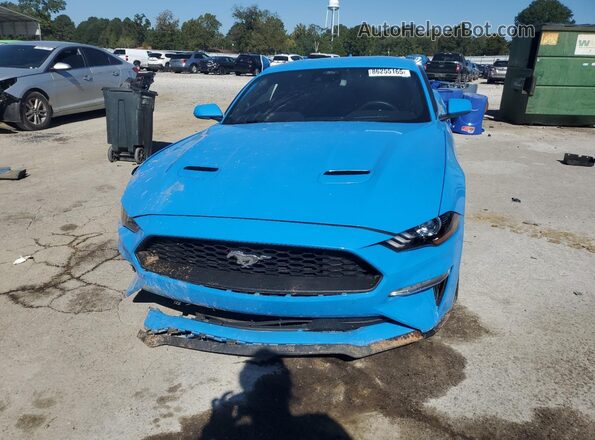 1FA6P8TH0N5123108 2022 FORD MUSTANG Blue წინა ხედი
