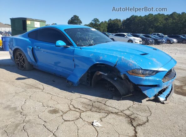 1FA6P8TH0N5123108 2022 FORD MUSTANG Blue წინა მარჯვენა