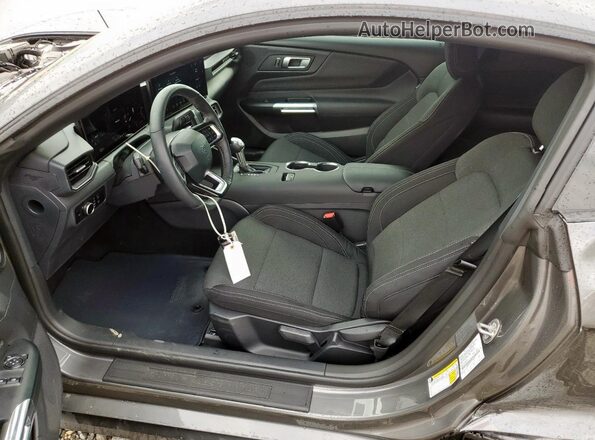 1FA6P8TH1S5128300 2025 FORD MUSTANG Gray Սալոնի դիմացի տեսք