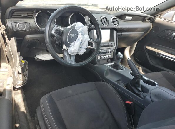 1FA6P8TH2M5149529 2021 FORD MUSTANG Серебряный Вид панели приборов