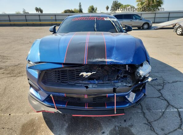 1FA6P8TH2R5114397 2024 FORD MUSTANG Blue Widok z przodu