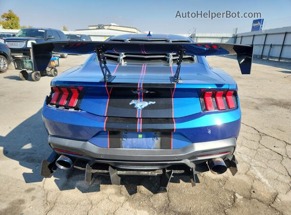 1FA6P8TH2R5114397 2024 FORD MUSTANG Blue Widok z tyłu