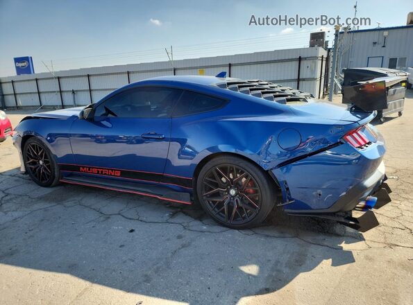 1FA6P8TH2R5114397 2024 FORD MUSTANG Blue Tył lewy