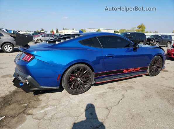 1FA6P8TH2R5114397 2024 FORD MUSTANG Blue Tył prawy