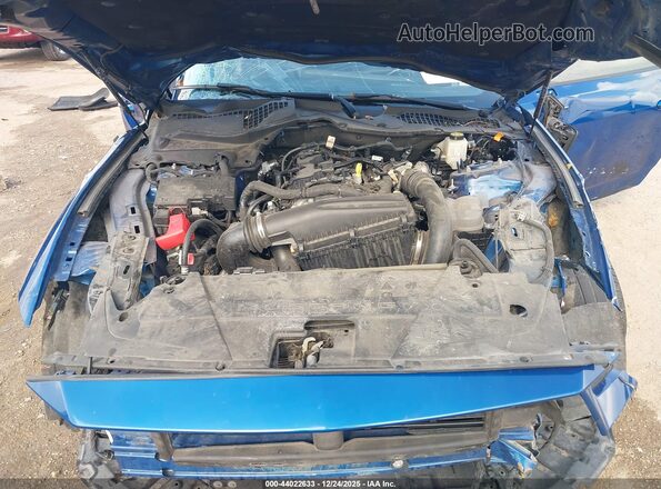 1FA6P8TH6R5111955 2024 FORD MUSTANG Синий Вид сзади