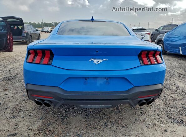 1FA6P8TH7R5119482 2024 FORD MUSTANG Blue Rear view