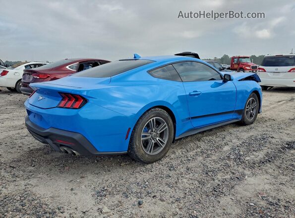 1FA6P8TH7R5119482 2024 FORD MUSTANG Blue Rear right