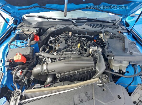 1FA6P8TH7R5119482 2024 FORD MUSTANG Blue Rear interior view