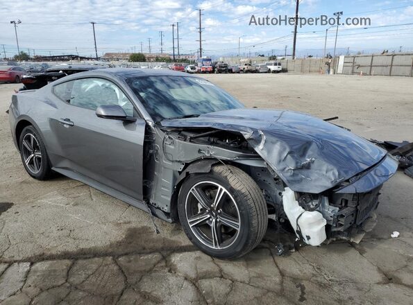 1FA6P8THXR5113112 2024 FORD MUSTANG Gray Przód prawy