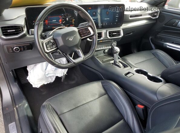 1FA6P8THXR5113112 2024 FORD MUSTANG Gray Widok deski rozdzielczej