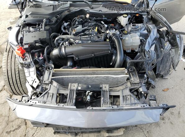 1FA6P8THXR5113112 2024 FORD MUSTANG Gray Widok wnętrza z tyłu