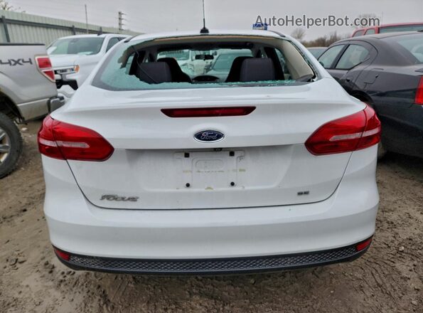 1FADP3F22HL217833 2017 FORD FOCUS White Вид ззаду