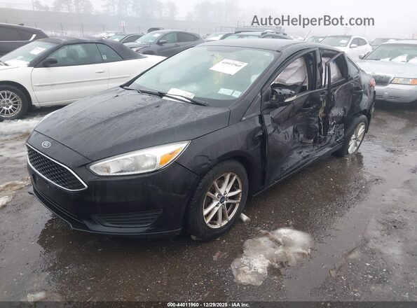 1FADP3F25GL384959 2016 FORD FOCUS Black წინა მარცხენა ხედი სამი მეოთხედიდან
