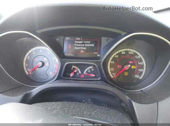 1FADP3L91HL294615 2017 FORD FOCUS ST Black Widok tylnych siedzeń