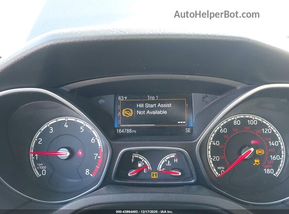 1FADP3L92GL239671 2016 FORD FOCUS ST Gray Вид задніх сидінь