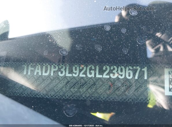 1FADP3L92GL239671 2016 FORD FOCUS ST Gray Вид підкапотного простору