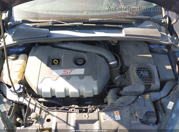 1FADP3L92HL254883 2017 FORD FOCUS ST Dark Blue Вид ззаду