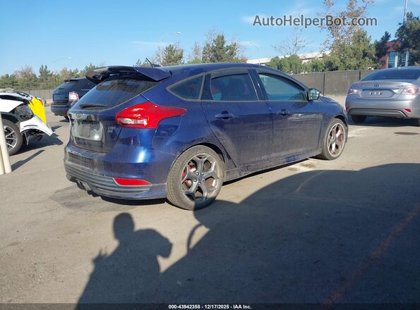 1FADP3L92HL254883 2017 FORD FOCUS ST Dark Blue Задня права чверть