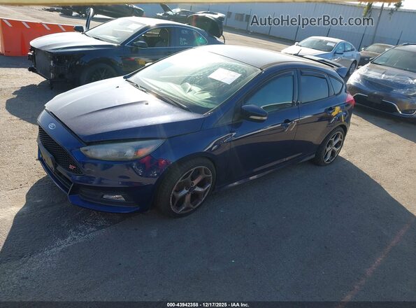 1FADP3L92HL254883 2017 FORD FOCUS ST Dark Blue Передня ліва чверть