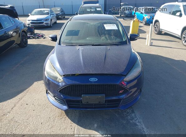 1FADP3L92HL254883 2017 FORD FOCUS ST Dark Blue Вид щитка приладів