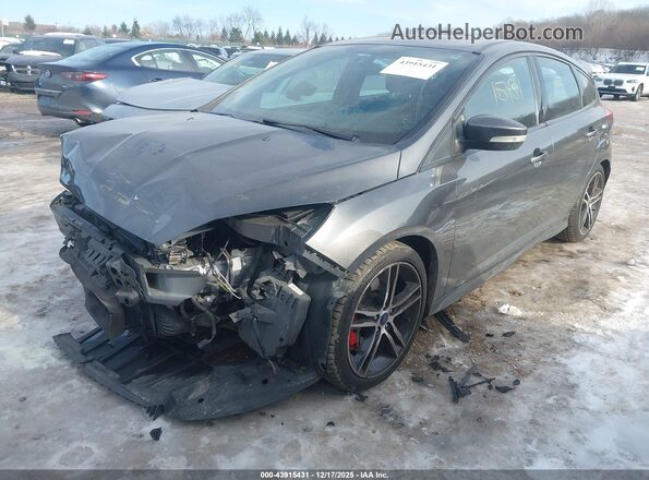 1FADP3L92JL247244 2018 FORD FOCUS ST Серый Передняя левая четверть