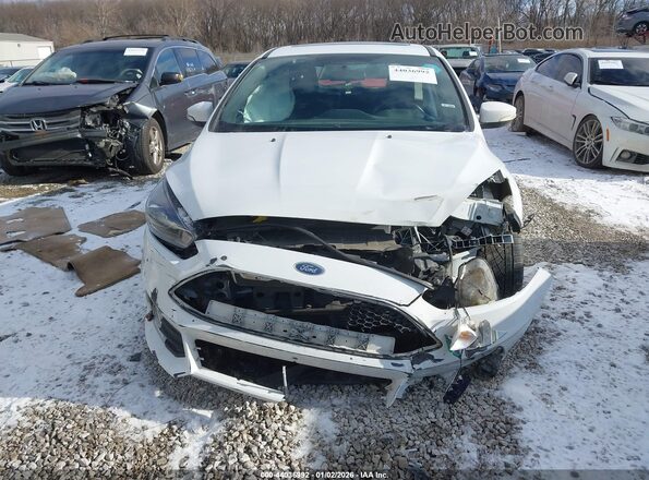 1FADP3L93HL298858 2017 FORD FOCUS ST White Instrument cluster view
