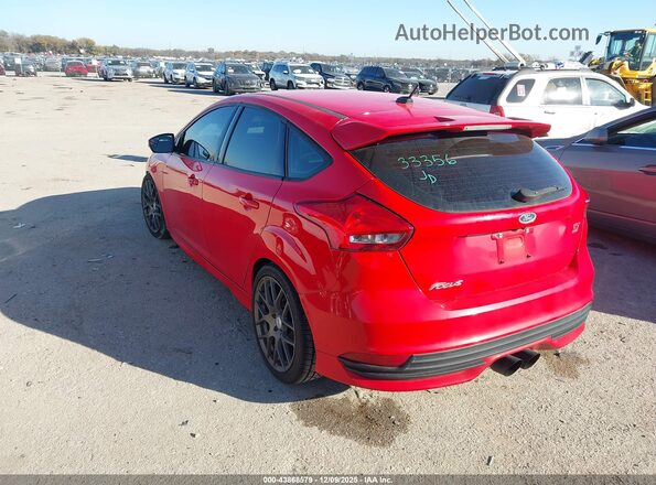 1FADP3L94GL267441 2016 FORD FOCUS ST Red Rear left
