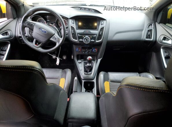 1FADP3L94HL307048 2017 FORD FOCUS Yellow წინა პანელის ხედი