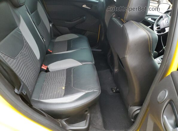 1FADP3L94HL307048 2017 FORD FOCUS Yellow უკანა სავარძლების ხედი