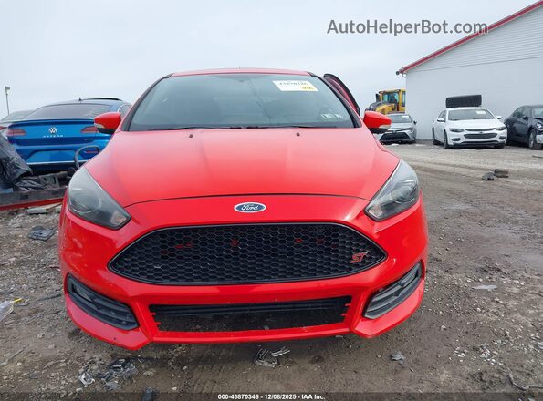1FADP3L95HL338700 2017 FORD FOCUS ST Красный Вид щитка приборов