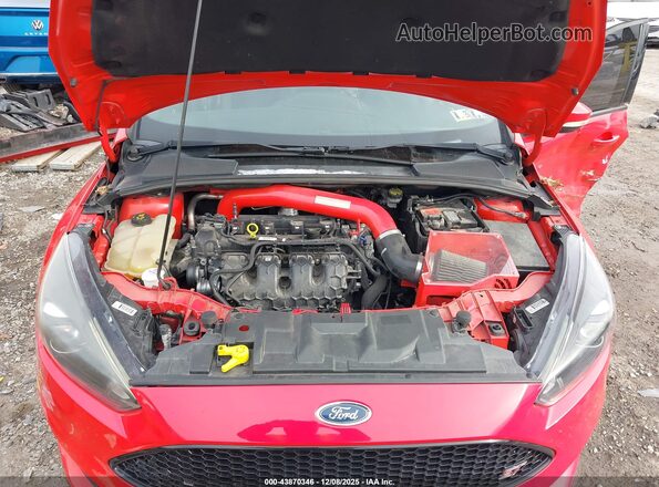 1FADP3L95HL338700 2017 FORD FOCUS ST Красный Вид сзади