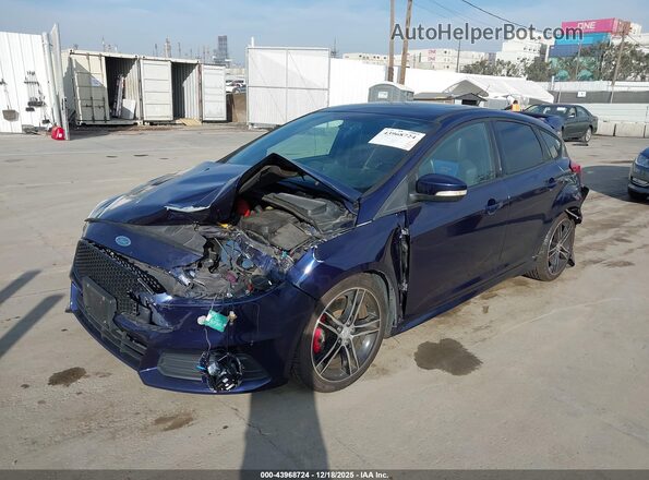 1FADP3L97GL212935 2016 FORD FOCUS ST Blue Front left