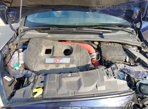 1FADP3L97GL212935 2016 FORD FOCUS ST Blue Rear view