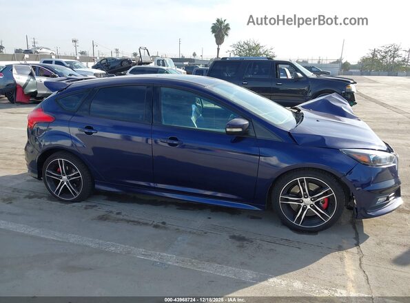 1FADP3L97GL212935 2016 FORD FOCUS ST Blue Rear interior view