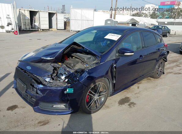 1FADP3L97GL212935 2016 FORD FOCUS ST Blue Front view