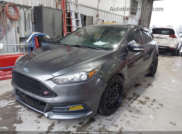 1FADP3L97HL269539 2017 FORD FOCUS ST Gray Առջևի ձախ երեք քառորդ տեսարան