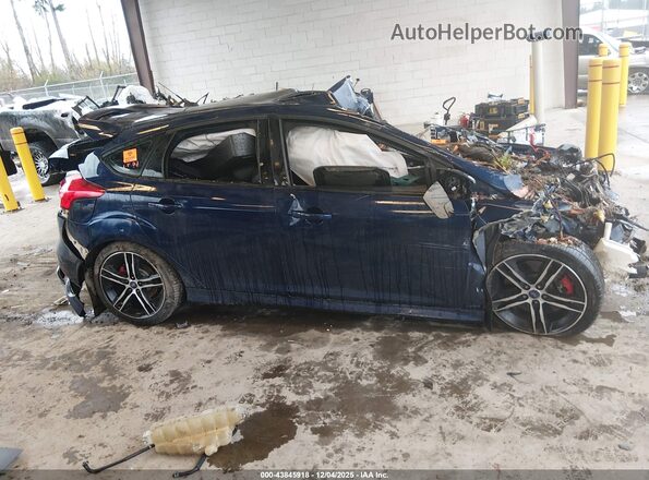 1FADP3L98GL210076 2016 FORD FOCUS ST Blue Вид задньої частини салону