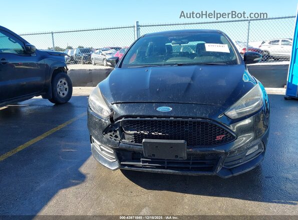1FADP3L9XHL307734 2017 FORD FOCUS ST Black ხელსაწყოთა პანელის ხედი