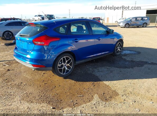 1FADP3M22JL205190 2018 FORD FOCUS Синий Задняя правая четверть