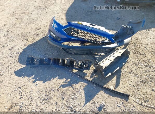 1FADP3M22JL205190 2018 FORD FOCUS Синий Вид щитка приборов