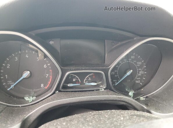 1FADP3N26GL298237 2016 FORD FOCUS Gold Widok zestawu wskaźników