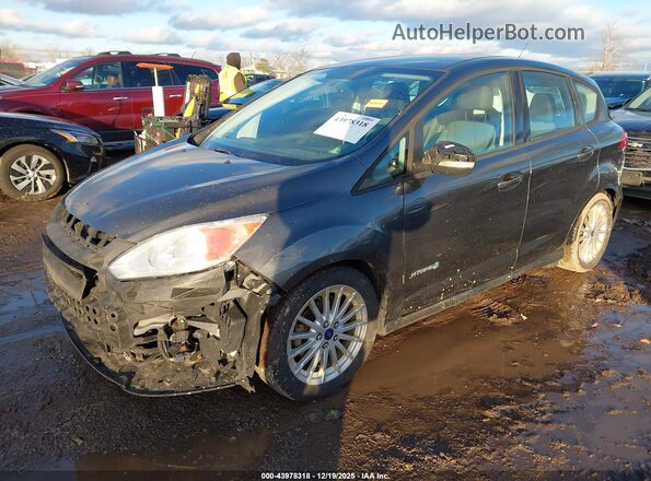 1FADP5AU4GL107322 2016 FORD C-MAX HYBRID Gray Առջևի ձախ երեք քառորդ տեսարան