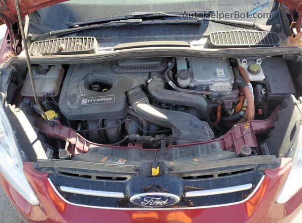 1FADP5BU8GL106706 2016 FORD C-MAX Red Rear interior view