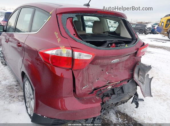 1FADP5BUXGL117335 2016 FORD C-MAX HYBRID Red წინა ხედი