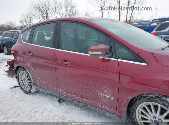 1FADP5BUXGL117335 2016 FORD C-MAX HYBRID Red უკანა სალონის ხედი