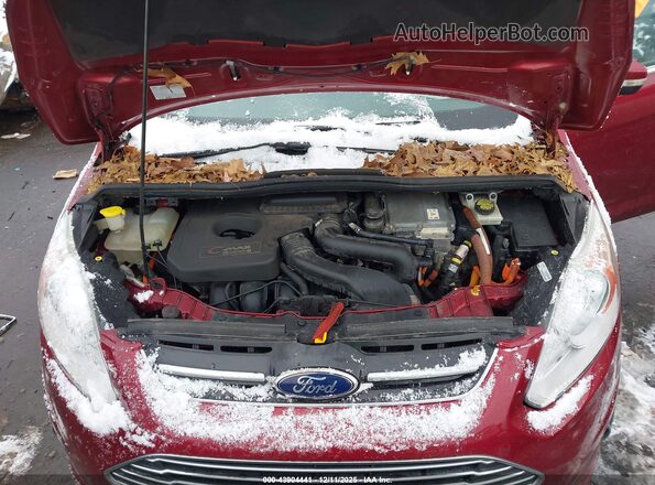 1FADP5CU0GL110439 2016 FORD C-MAX ENERGI Red Вид ззаду